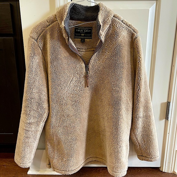 True Grit Other - True Grit Sherpa Pullover Tan/Brown Men’s Size XS